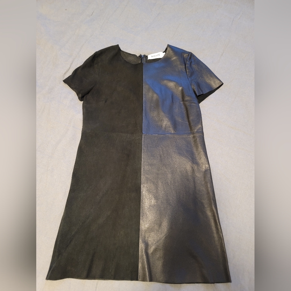 Leather suede dress Size S